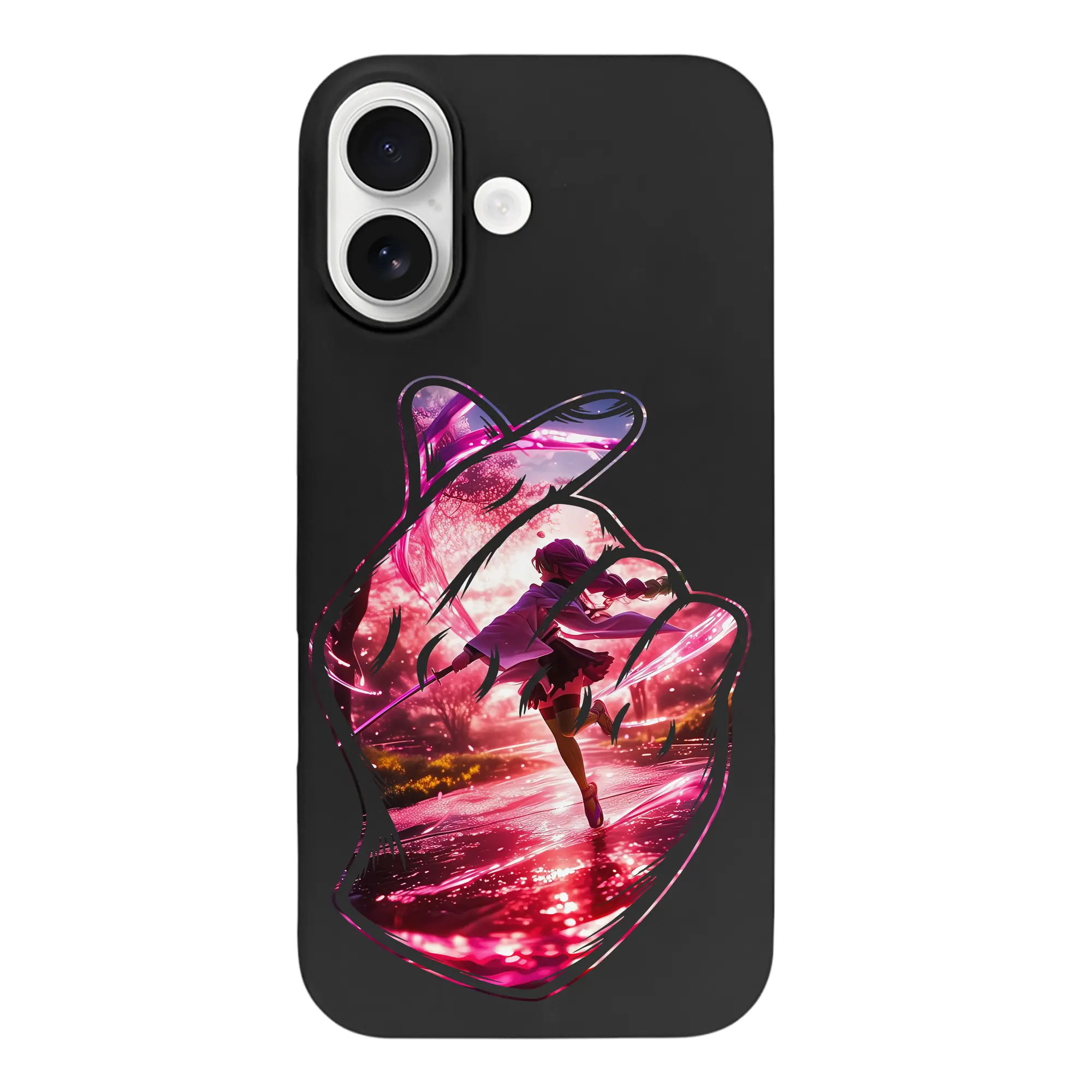 鬼滅の刃 グッズ,甘露寺 蜜璃 - iPhone 17 シリーズ シリコンケース 薄型 耐衝撃 指紋防止 ソフトタッチカバー 精密フィット 傷防止 保護ケース iPhone 17/17 Air/17 Pro/17 Pro Max 対応